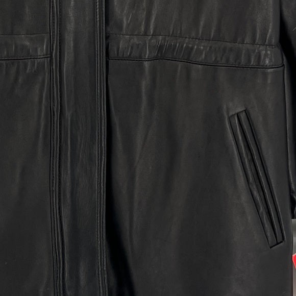 Men's Real Leather Jacket with DuPont Insulation - Picture 3 of 13